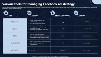 Facebook Ad Strategy Powerpoint Ppt Template Bundles Attractive Ideas