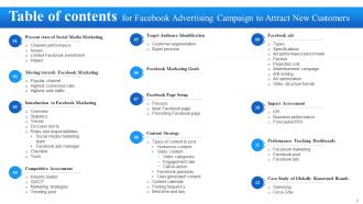 Facebook Advertising Campaign To Attract New Customers Strategy CD V Impressive Appealing
