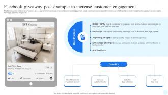 Facebook Advertising Strategy Facebook Giveaway Post Example To Increase Customer Strategy SS V