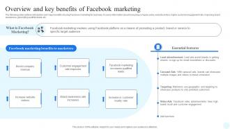 Facebook Advertising Strategy Overview And Key Benefits Of Facebook Marketing Strategy SS V