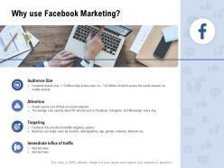 Facebook Advertising Why Use Facebook Marketing Ppt Powerpoint Presentation Infographic