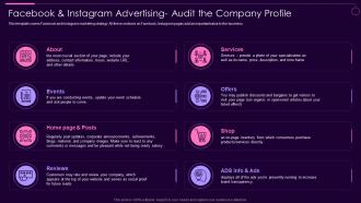 Facebook And Instagram Advertising Social Media Marketing Guidelines Playbook