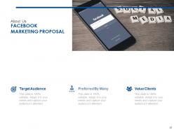 Facebook marketing proposal template powerpoint presentation slides