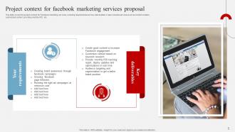 Facebook Marketing Services Proposal Powerpoint Presentation Slides Adaptable Images