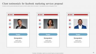 Facebook Marketing Services Proposal Powerpoint Presentation Slides Editable Best