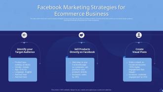 Facebook Marketing Strategies For Ecommerce Business
