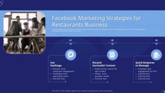 Facebook Marketing Strategies For Restaurants Business