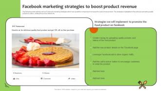 Facebook Marketing Strategies To Boost Product Promoting Food Using Online And Offline Marketing