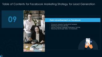 Facebook marketing strategy for lead generation powerpoint presentation slides