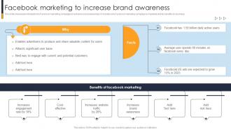 Facebook Marketing To Increase Brand Implementing A Range Techniques To Growth Strategy SS V