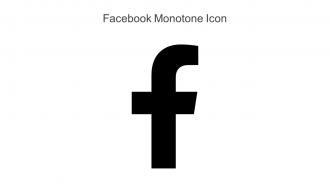 Facebook Monotone Icon
