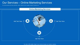 Facebook original our services online marketing services
