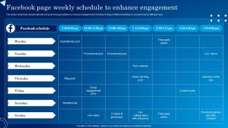 Facebook Page Weekly Schedule To Enhance Engagement