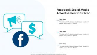 Facebook Social Media Advertisement Cost Icon