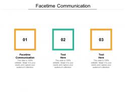 Facetime communication ppt powerpoint presentation show background image cpb