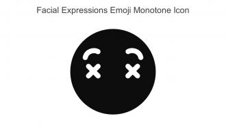 Facial Expressions Emoji Monotone Icon In Powerpoint Pptx Png And Editable Eps Format