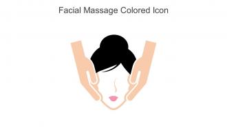 Facial Massage Colored Icon In Powerpoint Pptx Png And Editable Eps Format