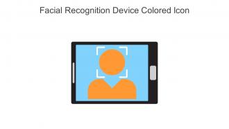Facial Recognition Device Colored Icon In Powerpoint Pptx Png And Editable Eps Format