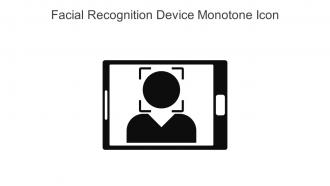 Facial Recognition Device Monotone Icon In Powerpoint Pptx Png And Editable Eps Format