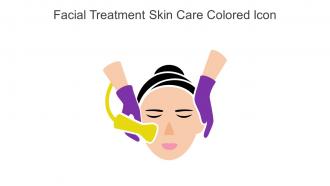 Facial Treatment Skin Care Colored Icon In Powerpoint Pptx Png And Editable Eps Format