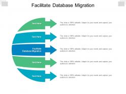 Facilitate database migration ppt powerpoint presentation visual aids example 2015 cpb