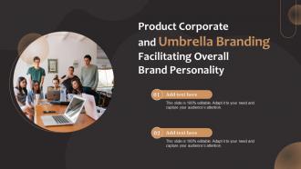 Facilitating Overall Brand Personality Product Corporate And Umbrella Branding