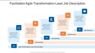Facilitation Agile Transformation Lead Job Description In Powerpoint And Google Slides Cpb
