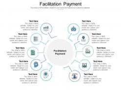 Facilitation payment ppt powerpoint presentation inspiration graphics tutorials cpb