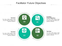 Facilitator future objectives ppt powerpoint presentation file design inspiration cpb