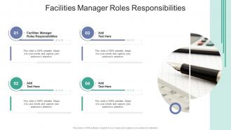 Facilities Manager Roles Responsibilities In Powerpoint And Google Slides Cpb