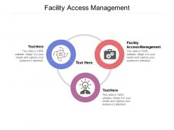 Facility access management ppt powerpoint presentation file display cpb