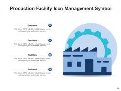 Facility icon automation management production recycling circular arrows