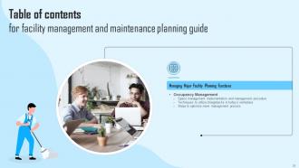 Facility Management And Maintenance Planning Guide Powerpoint Presentation Slides Good Engaging