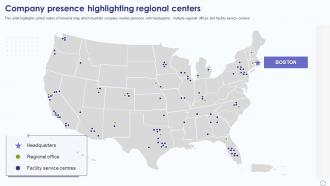 Facility Management Company Profile Company Presence Highlighting Regional Centers