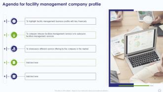Facility Management Company Profile Powerpoint Presentation Slides Impressive Professionally