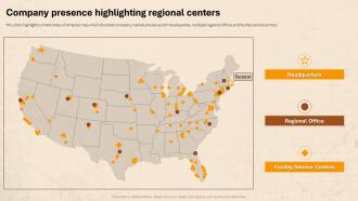 Facility Management For Residential Buildings Company Presence Highlighting Regional Centers