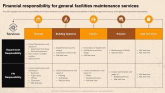 Facility Management For Residential Buildings Financial Responsibility For General Facilities Maintenance