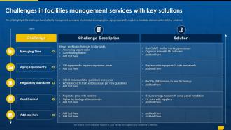 Facility Management Outsourcing Challenges In Facilities Management Services With Key