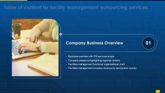 Facility Management Outsourcing Services Powerpoint Presentation Slides Impressive Researched