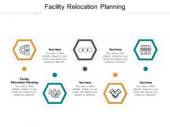 Facility relocation planning ppt powerpoint presentation pictures templates cpb