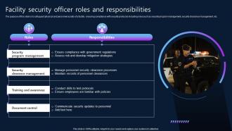 Facility Security Officer Roles And Responsibilities