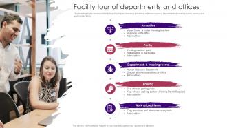 Facility Tour Of Departments And Offices Staff Induction Training Guide