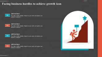 Facing Business Hurdles To Achieve Growth Icon