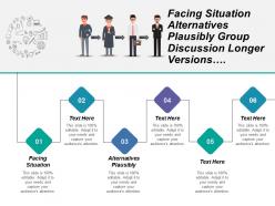 Facing situation alternatives plausibly group discussion longer versions