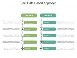 Fact data based approach ppt powerpoint presentation infographics backgrounds cpb