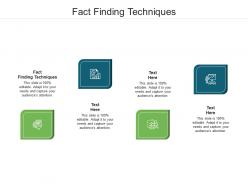 Fact finding techniques ppt powerpoint presentation styles objects cpb