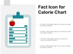 Fact icon for calorie chart