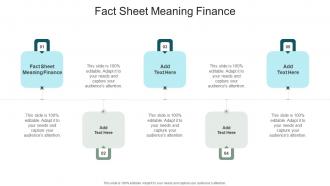 Fact Sheet Meaning Finance In Powerpoint And Google Slides Cpb