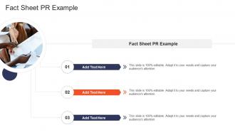 Fact Sheet PR Example In Powerpoint And Google Slides Cpb