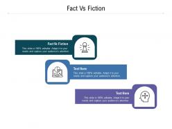 Fact vs fiction ppt powerpoint presentation ideas grid cpb